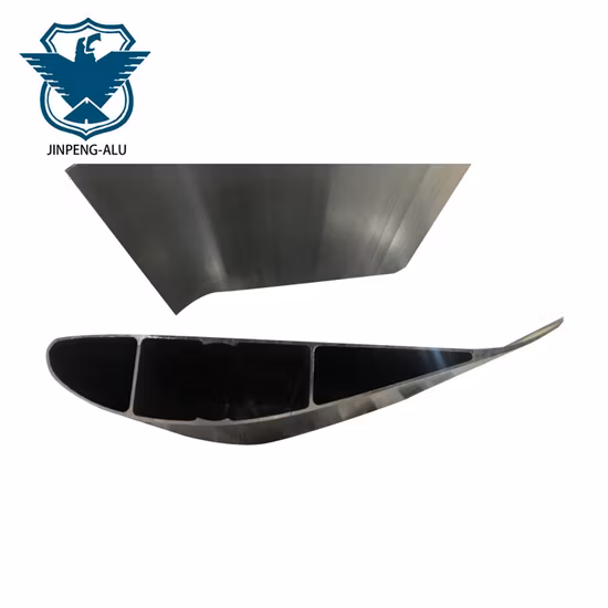 Profilo della feritoia in alluminio per facciata di edifici con pareti in vetro